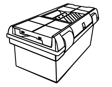 tool box outlineのイラスト素材