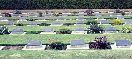 World War Two gravesの写真素材