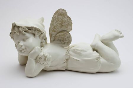 lying angelの写真素材