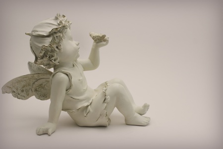 angel with butterfly