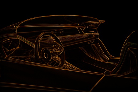 sport car illustrationの写真素材