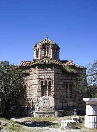 old chirch in greeceの写真素材