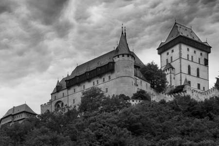 Royal castle Karlstejn in Czech Republicのeditorial素材