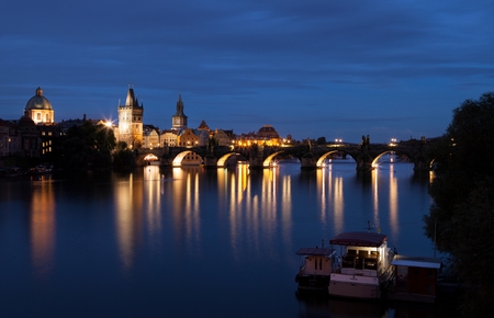 Panorama of Prague, Czech Republicのeditorial素材