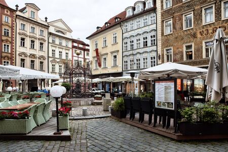 beautiful and historic Charles Bridge in Prague, Czech Republicのeditorial素材