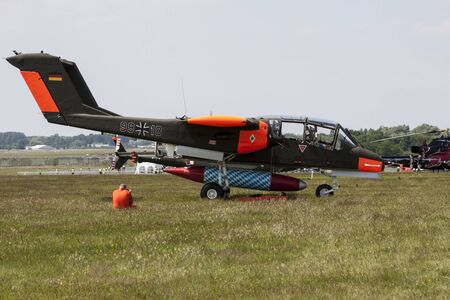 The North American Rockwell OV-10 Bronco is an American turboprop light attack and observation...