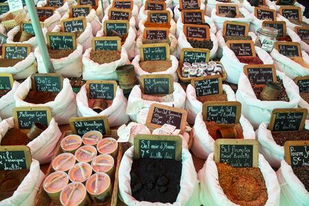 fruit on the market in Saint Tropezの写真素材
