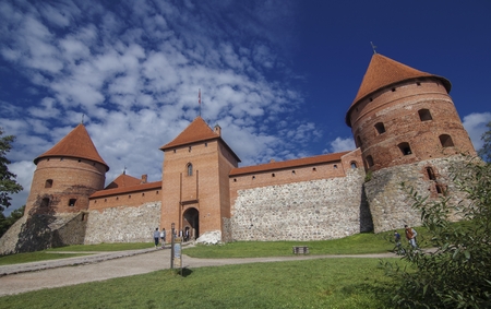 Trakai Island Castle in Lithuaniaのeditorial素材