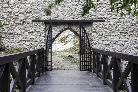 Pilcza castle in Smolen, Polandのeditorial素材