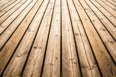 Seamless texture with rustic wooden planksの写真素材