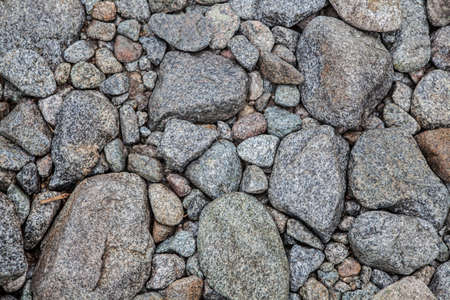 Texture of curving field stones