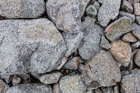 Texture of curving field stonesの写真素材