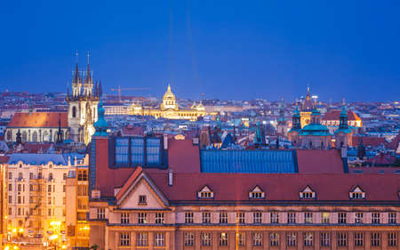 Historic Prague, the capital of the Czech Republic, Europeの写真素材