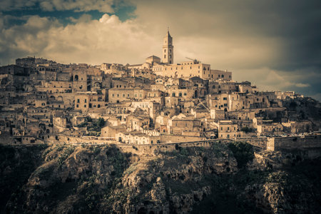 Panoramic view of Matera. Basilicata. Italy.の写真素材