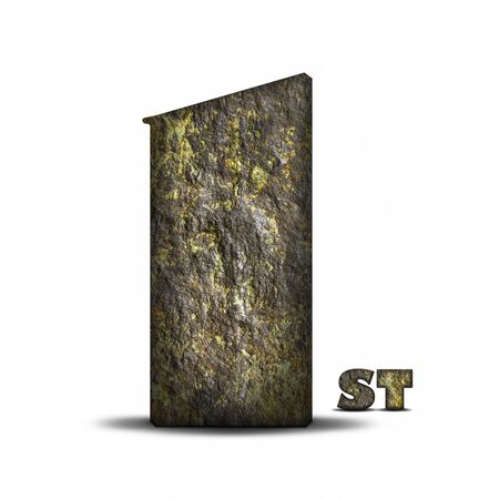 First Place - Stone Numberの写真素材