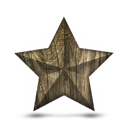 Wood Starの写真素材