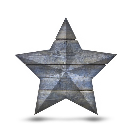 Wood Starの写真素材