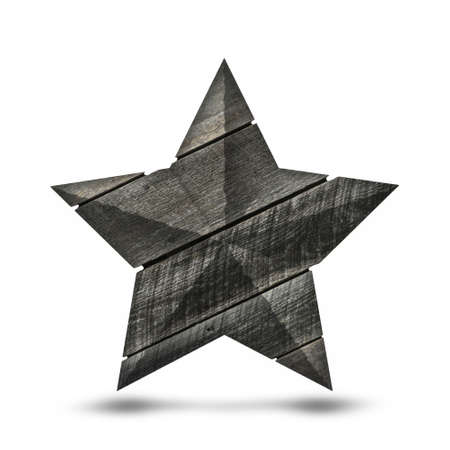 Wood Starの写真素材