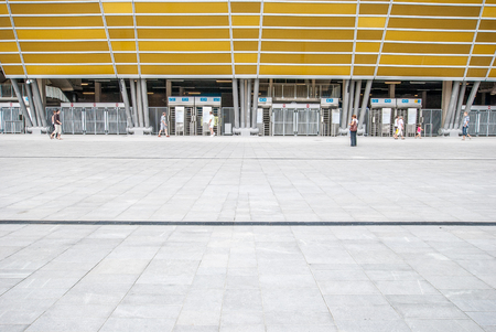 Gdansk football stadium exteriorのeditorial素材