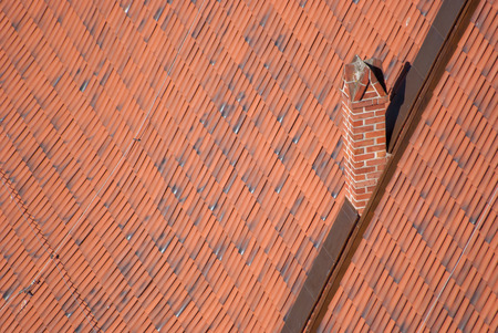 Old roof tiles texture