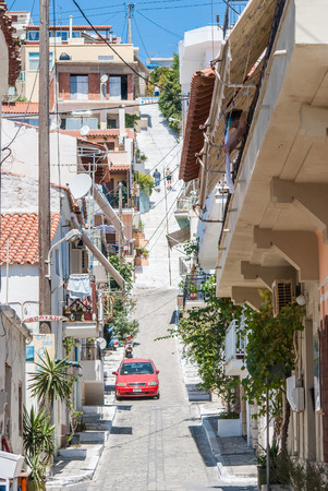 Pythagorion streetのeditorial素材