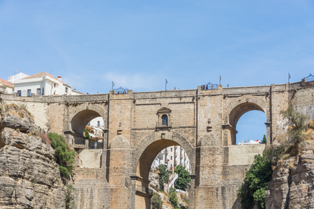 Puente Nuevo bridge in Ronda, Spainのeditorial素材