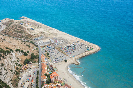 View from Gibraltar Upper Rockの写真素材