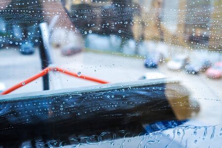 Window cleaning using telescopic water brush and wash system. Commercial window cleaning from the...