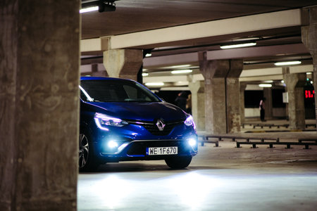 New Car Renault Clio E-TECH 140 HYBRID RS, 2020. Selective focus. High quality photoのeditorial素材