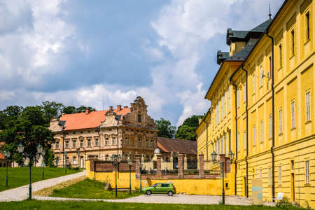 Tepla, CZECH REPUBLIC - July 4, 2021:Premonstratensian Monastery of Tepla in the western Bohemia,...