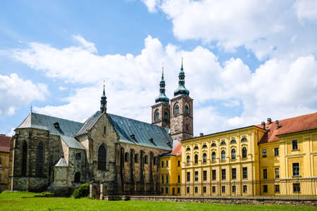 Tepla, CZECH REPUBLIC - July 4, 2021:Premonstratensian Monastery of Tepla in the western Bohemia, Czech Republic. Defocusedのeditorial素材