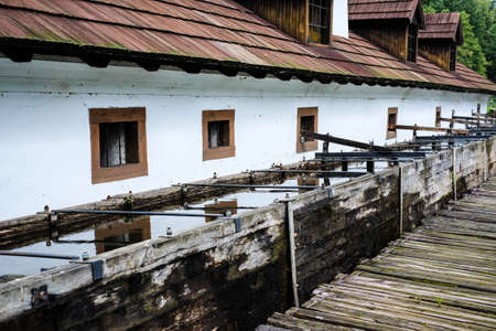Dobriv, Czech Republic - September 19, 2021: The old water Hammer Mill at Dobriv, Pilsen region, Czech Republicのeditorial素材