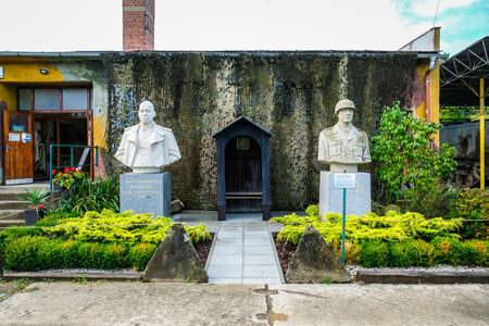 Rokycany, Czech Republic - September 19, 2021: Museum on the demarcation line in Rokycany. Museum of War and Military Equipment in the Czech Republicのeditorial素材