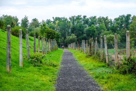 Rokycany, Czech Republic - September 19, 2021: Museum on the demarcation line in Rokycany. Museum of War and Military Equipment in the Czech Republicのeditorial素材