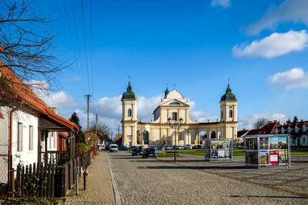 Tykocin, Poland - November 20, 2021 - Cityscape of historical Tykocin town in Poland.のeditorial素材