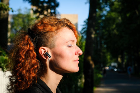 Riga, Latvia - July 20, 2022: Huawei Freebuds Pro 2 wireless earbudsのeditorial素材