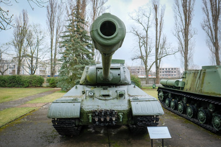 Berlin, Germany - April 8, 2023: The Berlin-Karlshorst Museum, which is dedicated to German-Soviet War of 1941-1945.のeditorial素材