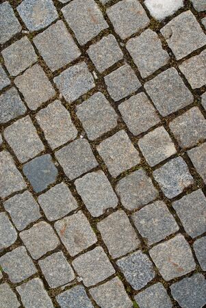 Cobbled Street Backgroundの写真素材