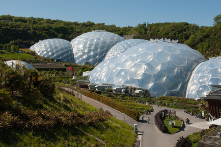 Eden Project Biomes and Landscapesのeditorial素材