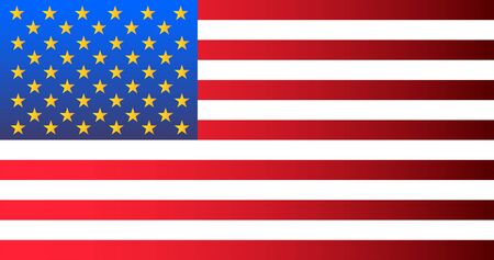 United States Of America Flagのイラスト素材