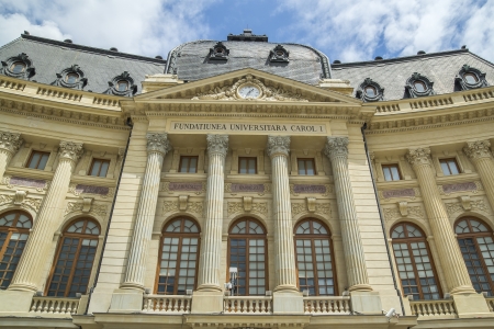 The present Central University Library was founded in 1895 as the Carol I Library of the University Foundation  The building was completed in 1893 and opened on 14 March 1895のeditorial素材