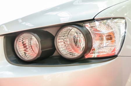 Headlight Of A Luxury Sports Carの写真素材