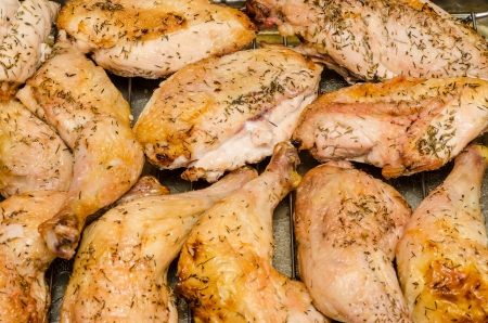 Piquant Chicken Baked In The Ovenの写真素材