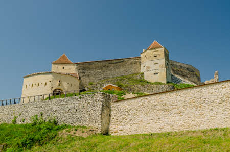 Rasnov Citadel is a historic monument and landmark in Romania. The medieval citadel of today is considered to be built between 1211 and 1225.のeditorial素材