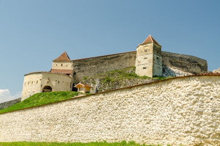 Rasnov Citadel is a historic monument and landmark in Romania. The medieval citadel of today is considered to be built between 1211 and 1225.のeditorial素材