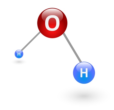 Water Moleculeのイラスト素材