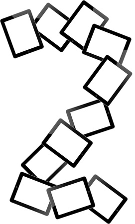 Black Business Tablet Number 2のイラスト素材