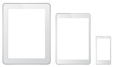 White Technology Gadgetsのイラスト素材