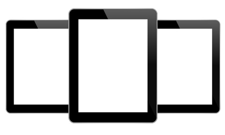 Black Business Tabletsのイラスト素材
