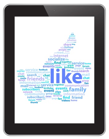 Social Media Technologyのイラスト素材